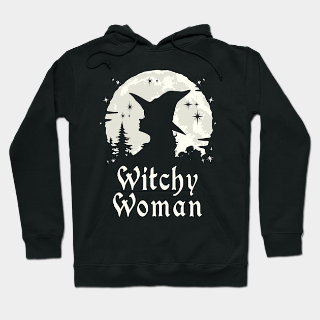 Wicca Witchcraft - Witchy Woman Hoodie by Tshirt Samurai